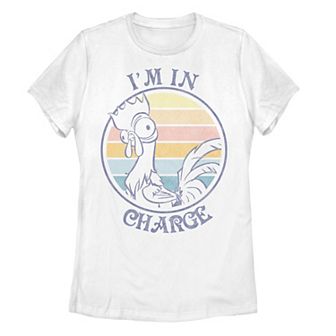 Disney's Moana Hei Hei Juniors' I'm In Charge Sunset Fleece Tee