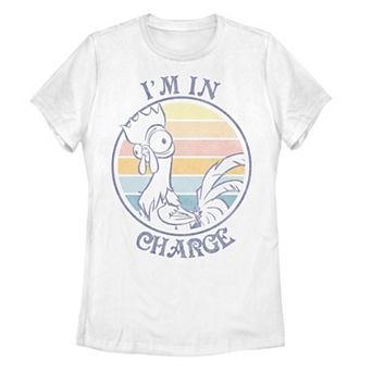 Disney's Moana Hei Hei Juniors' I'm In Charge Sunset Fleece Tee