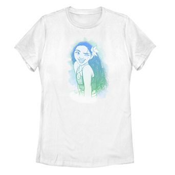 Disney's Moana Juniors' Watercolor Winking Sketch Tee