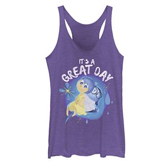Juniors' Pixar Inside Out Great Day Poster Group Shot Tank Top