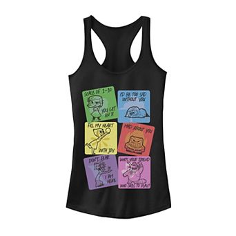 Juniors' Disney Pixar Inside Out Valentine's Cards Tank Top