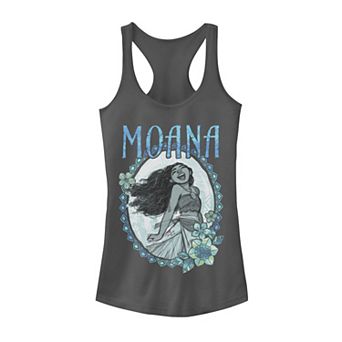 Disney's Moana Juniors' Wreath Poster Tank Top