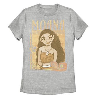 Disney's Moana Juniors' Smile Poster Logo Graphic Tee