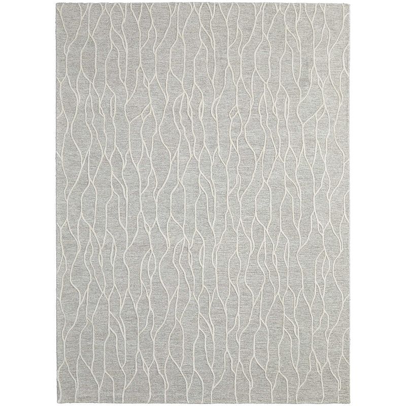 Weave & Wander Fadden Area Rug, Beig/Green, 5X8 Ft