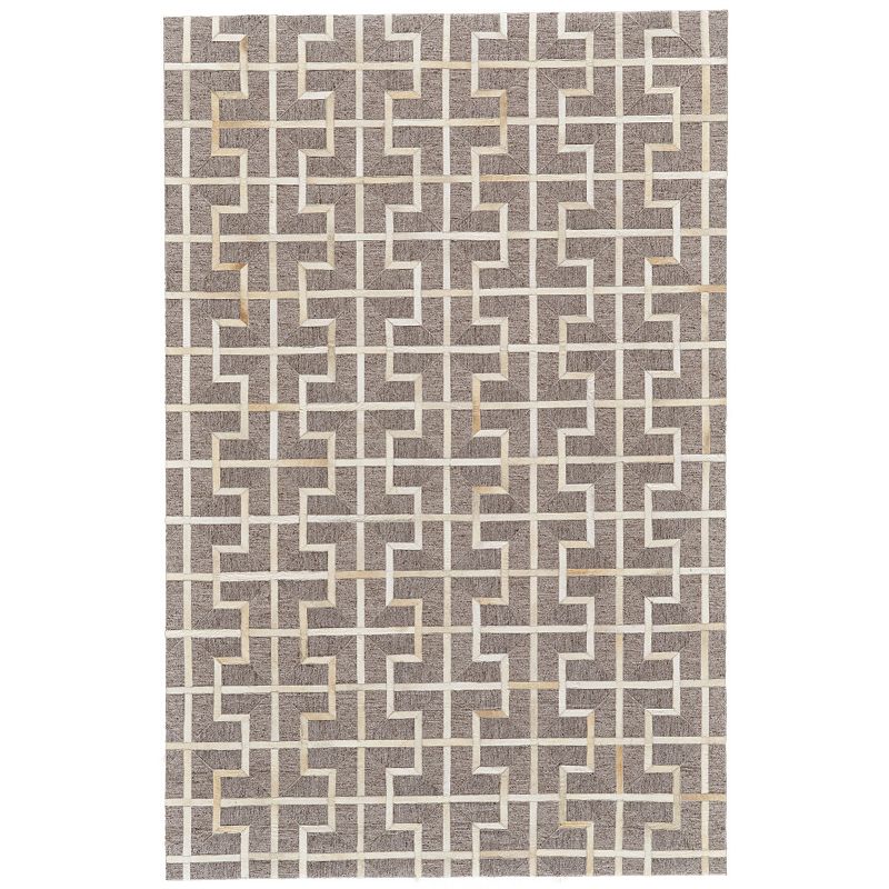 Weave & Wander Canady Area Rug, Beig/Green, 5X8 Ft