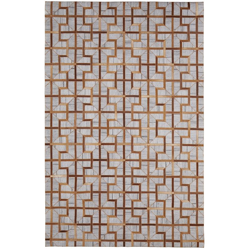 Weave & Wander Canady Area Rug, Brown, 5X8 Ft
