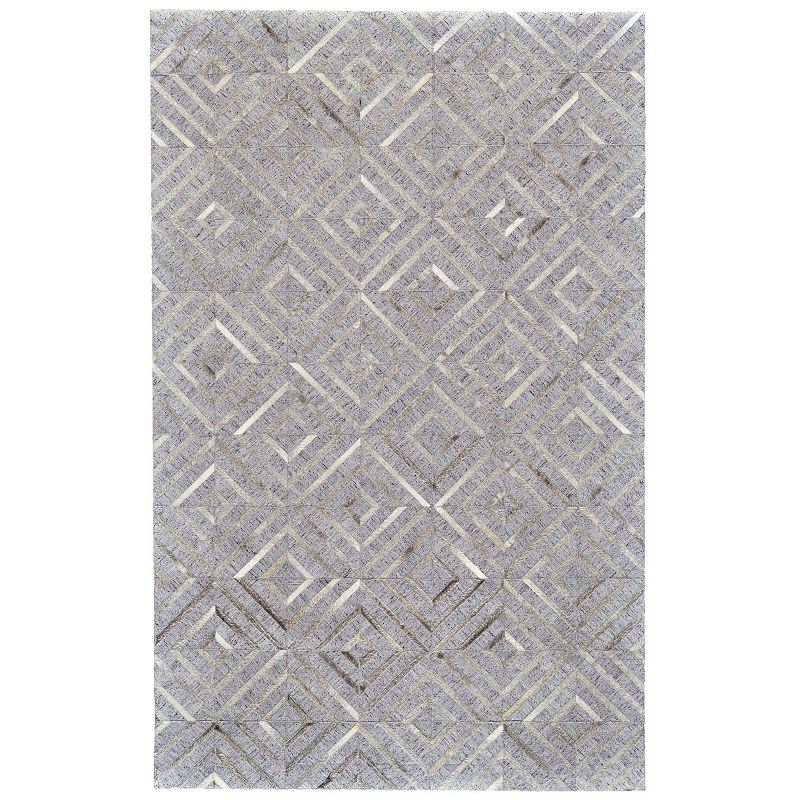 Weave & Wander Canady Area Rug, Grey, 5X8 Ft