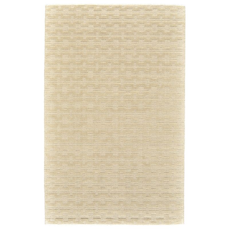 Weave & Wander Gainey Area Rug, Beig/Green, 5X8 Ft