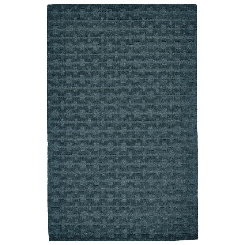 Weave & Wander Gainey Area Rug, Blue, 5X8 Ft