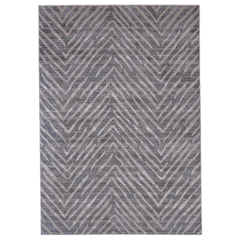 Weave & Wander Vanhorn Grey Area Rug, 5X8 Ft