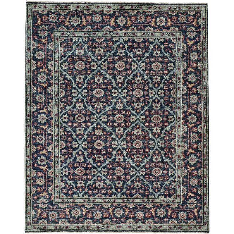 Weave & Wander Bashyr Blue Area Rug, 8X10 Ft