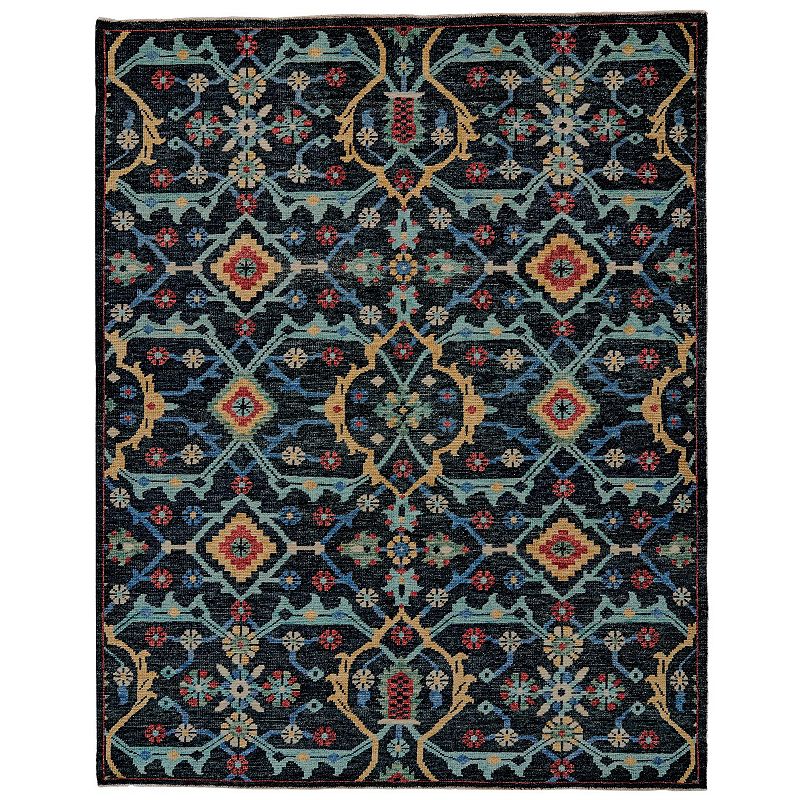 Weave & Wander Bashyr Blue Area Rug, 8X10 Ft