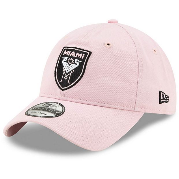 Men's New Era Pink Inter Miami CF MLS Team Logo 9TWENTY