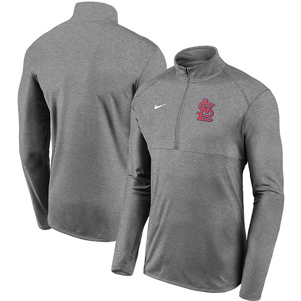 Nike St Louis Cardinals Mens Grey Authentic Thermal Long Sleeve Sweatshirt