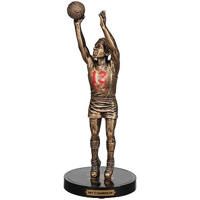 Wilt Chamberlain Philadelphia 76ers Bronze Figurine