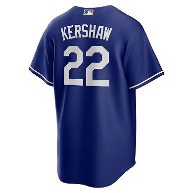 Men's Nike Clayton Kershaw Royal Los Angeles Dodgers Alternate Replica Player Name Jersey