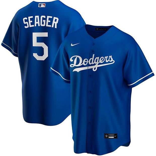Men's Los Angeles Dodgers Corey Seager Nike Royal Alternate Replica Player  Name Jersey