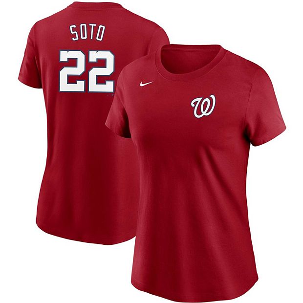  Juan Soto Shirt (Cotton, Large, Red) - Juan Soto