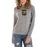 Women's 5th & Ocean by New Era Heathered Gray LAFC Space Dye Tri-Blend Sweater