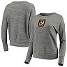 Women's 5th & Ocean by New Era Heathered Gray LAFC Space Dye Tri-Blend Sweater
