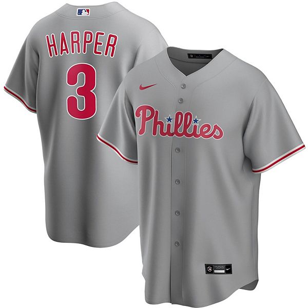 Men's Philadelphia Phillies Bryce Harper Nike Red Alternate Replica Player  Name Jersey