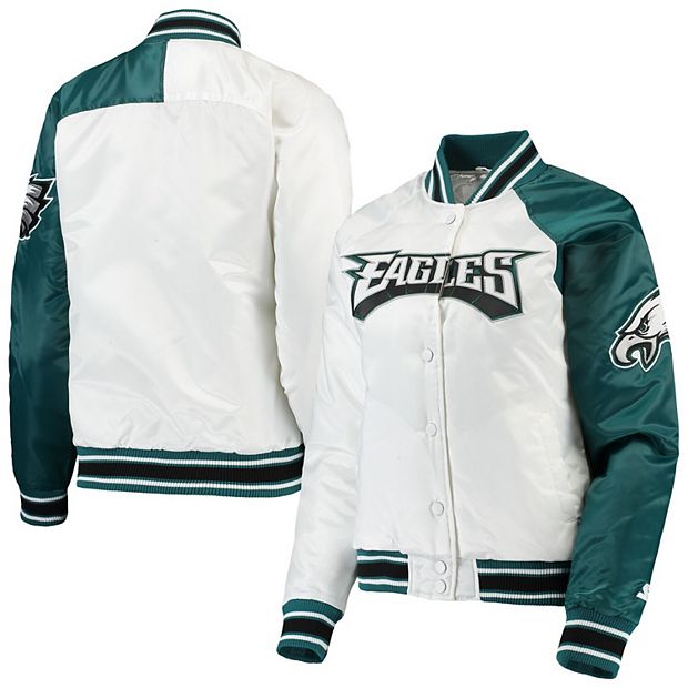 Philadelphia Eagles Starter Satin Green Jacket - Leather Jacketz