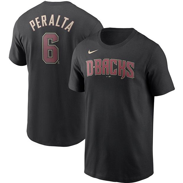 2014-18 ARIZONA DIAMONDBACKS PERALTA #6 DELTA TEE M