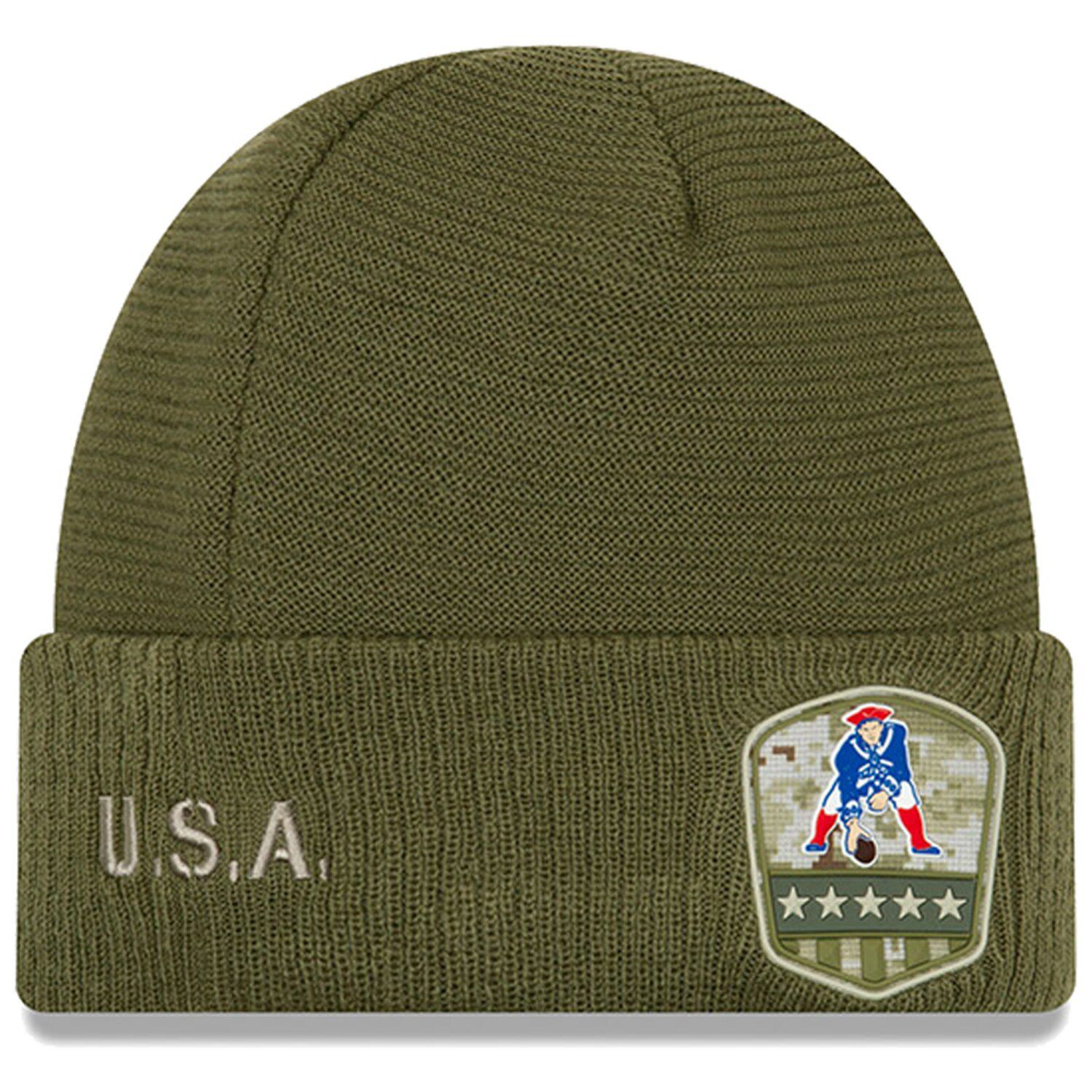 patriots salute to service winter hat