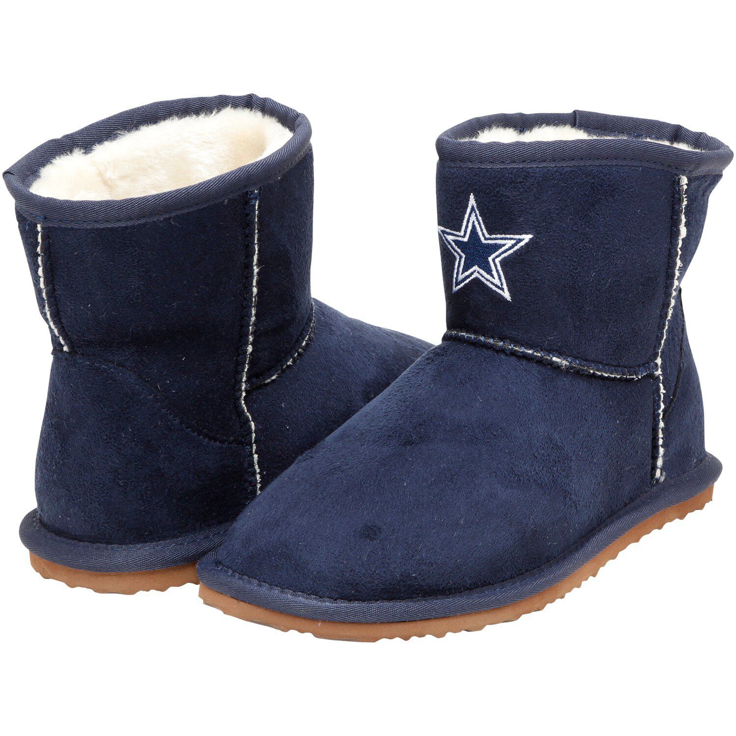 Women's Cuce Navy Dallas Cowboys Patron Bow Boots