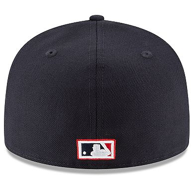 Men's New Era Navy California Angels Cooperstown Collection Wool 59FIFTY Fitted Hat