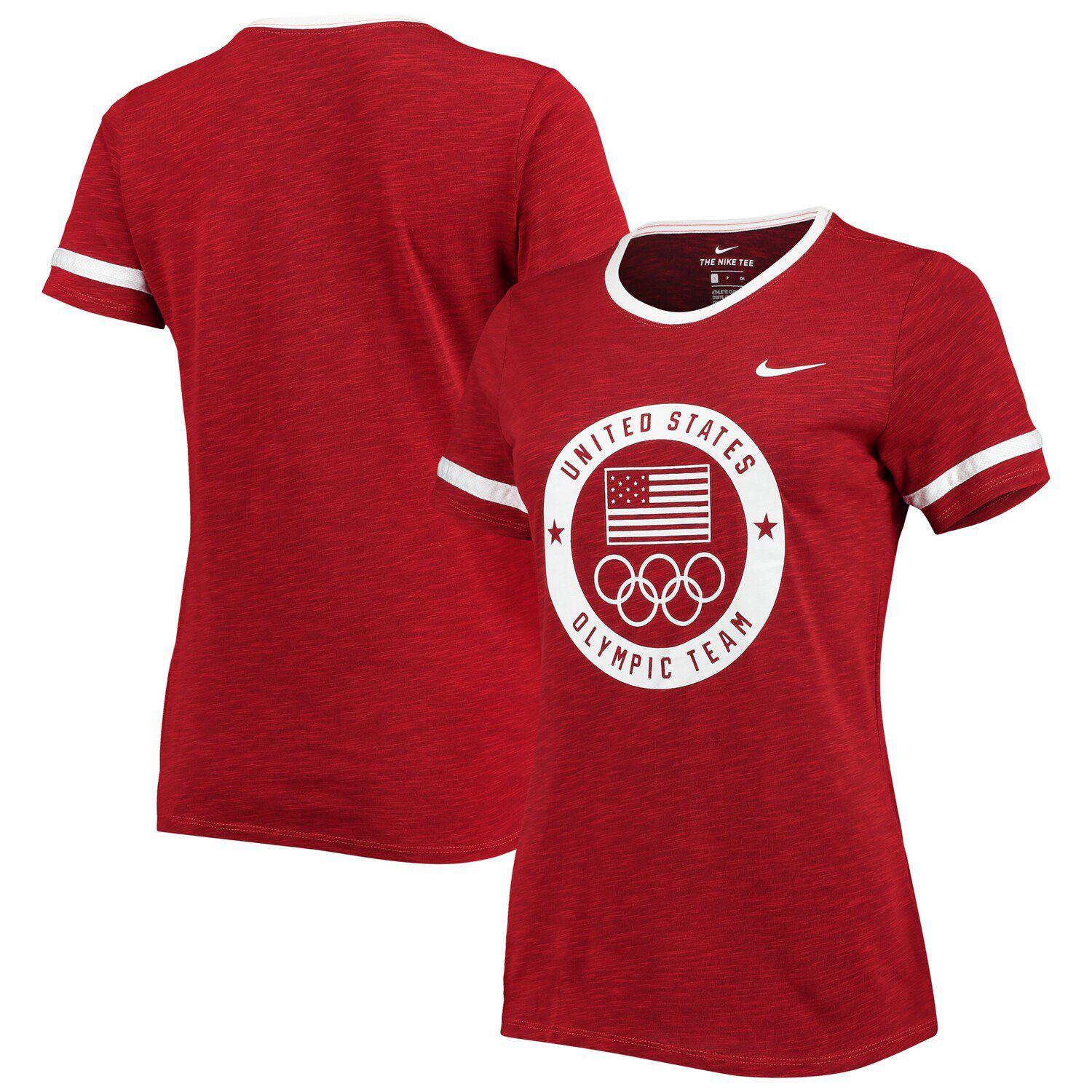 red nike shirt women's