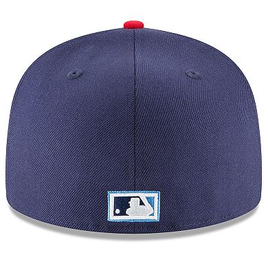 Men's New Era Navy California Angels Cooperstown Collection Wool 59FIFTY Fitted Hat
