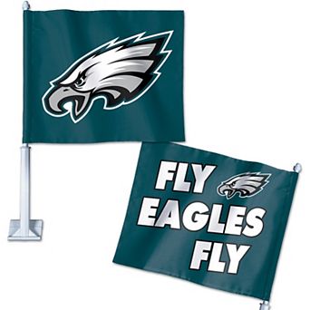 WinCraft Philadelphia Eagles Double-Sided Slogan Car Flag