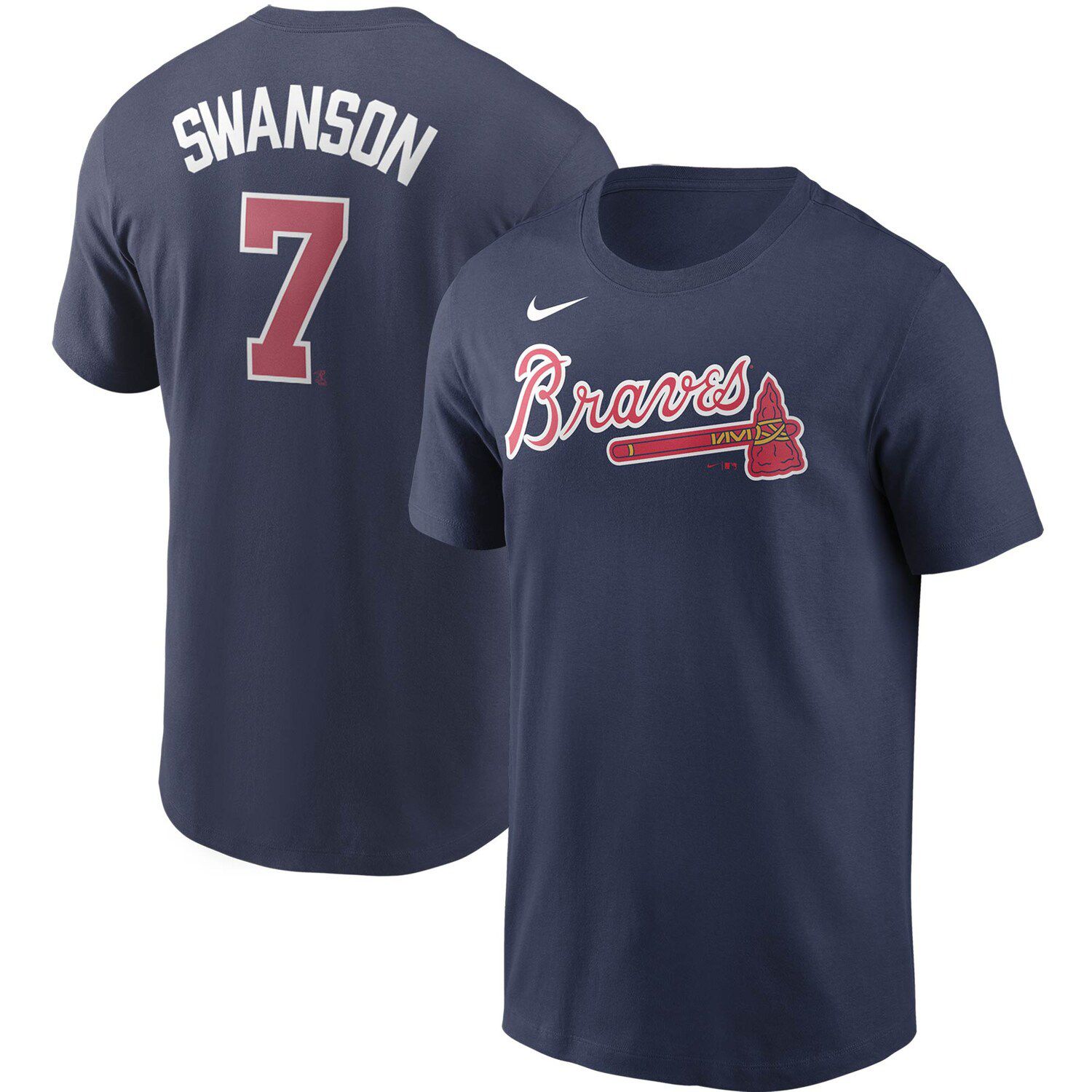 dansby swanson red jersey