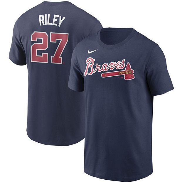 Austin Riley Atlanta Braves Youth Navy Roster Name & Number T-Shirt 