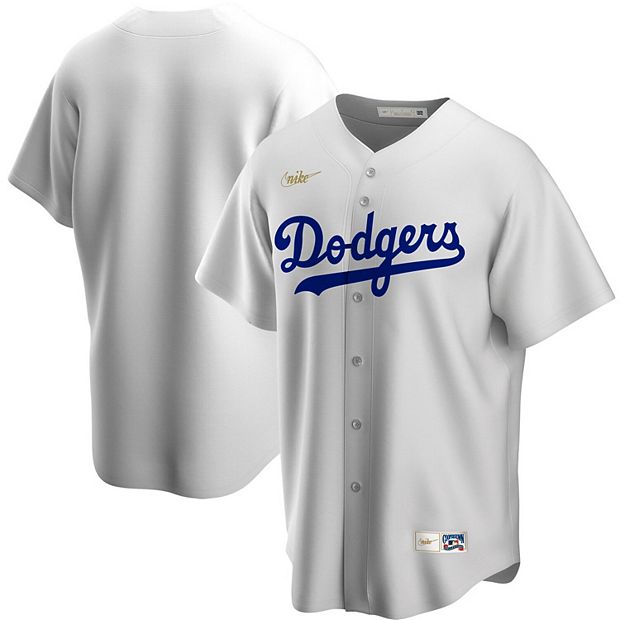 Men's Nike White Brooklyn Dodgers Home Cooperstown Collection Team