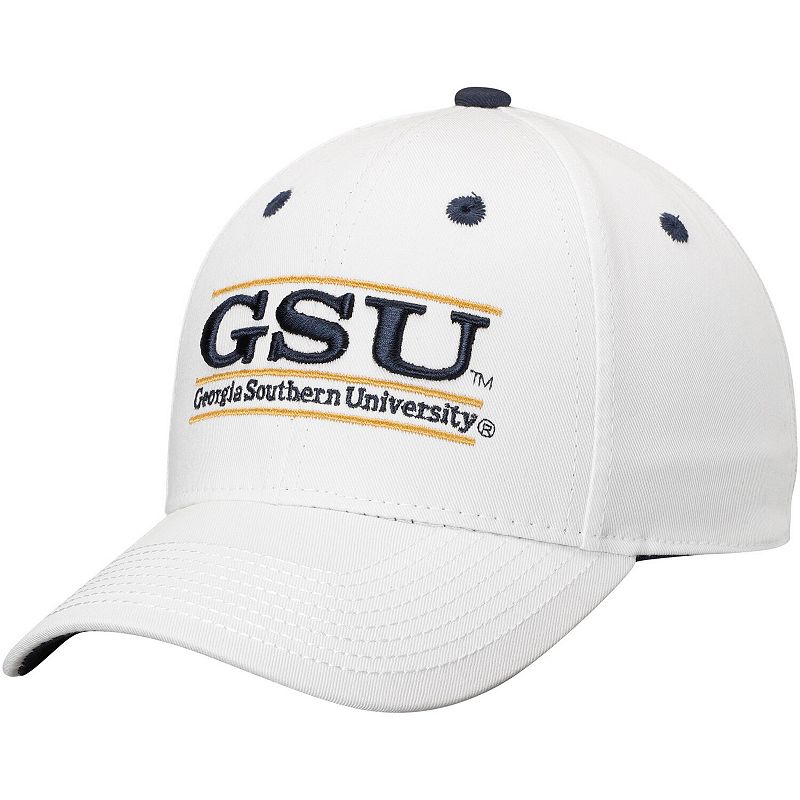 Mens The Game White Georgia Southern Eagles Classic Bar Structured Adjusta