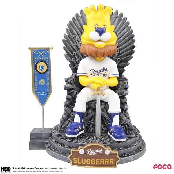 Sluggerrr Kansas City Royals Holiday Mascot Bobblehead FOCO