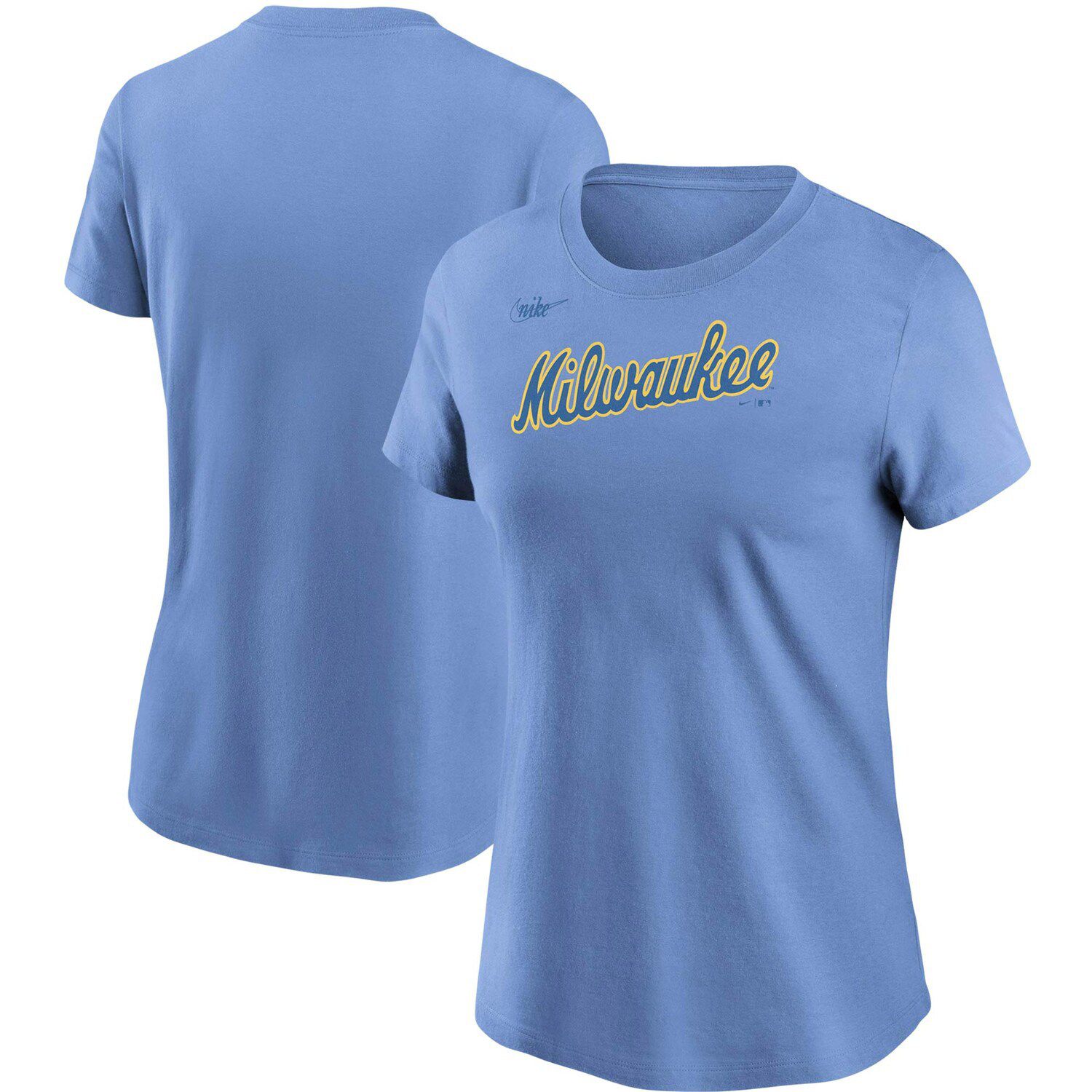 powder blue nike shirt