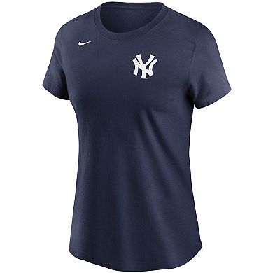 Women's Nike Aaron Judge Navy New York Yankees Name & Number T-Shirt