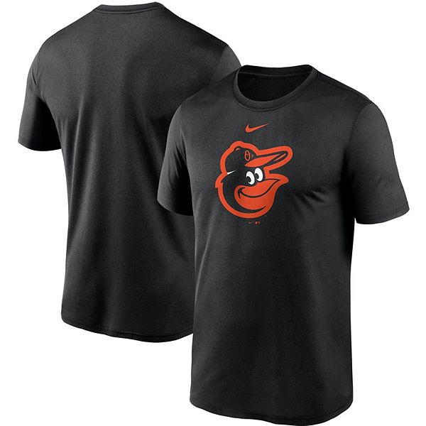 Nike Men's Black Baltimore Orioles Big and Tall Logo Legend Performance T- shirt