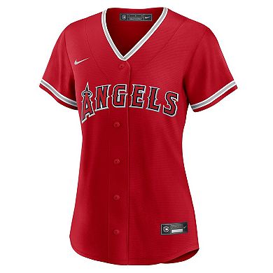 Women's Nike Mike Trout Red Los Angeles Angels Alternate Replica Player Jersey