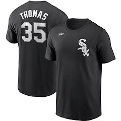 Men's Nike Jose Abreu Black Chicago White Sox Name & Number Team T