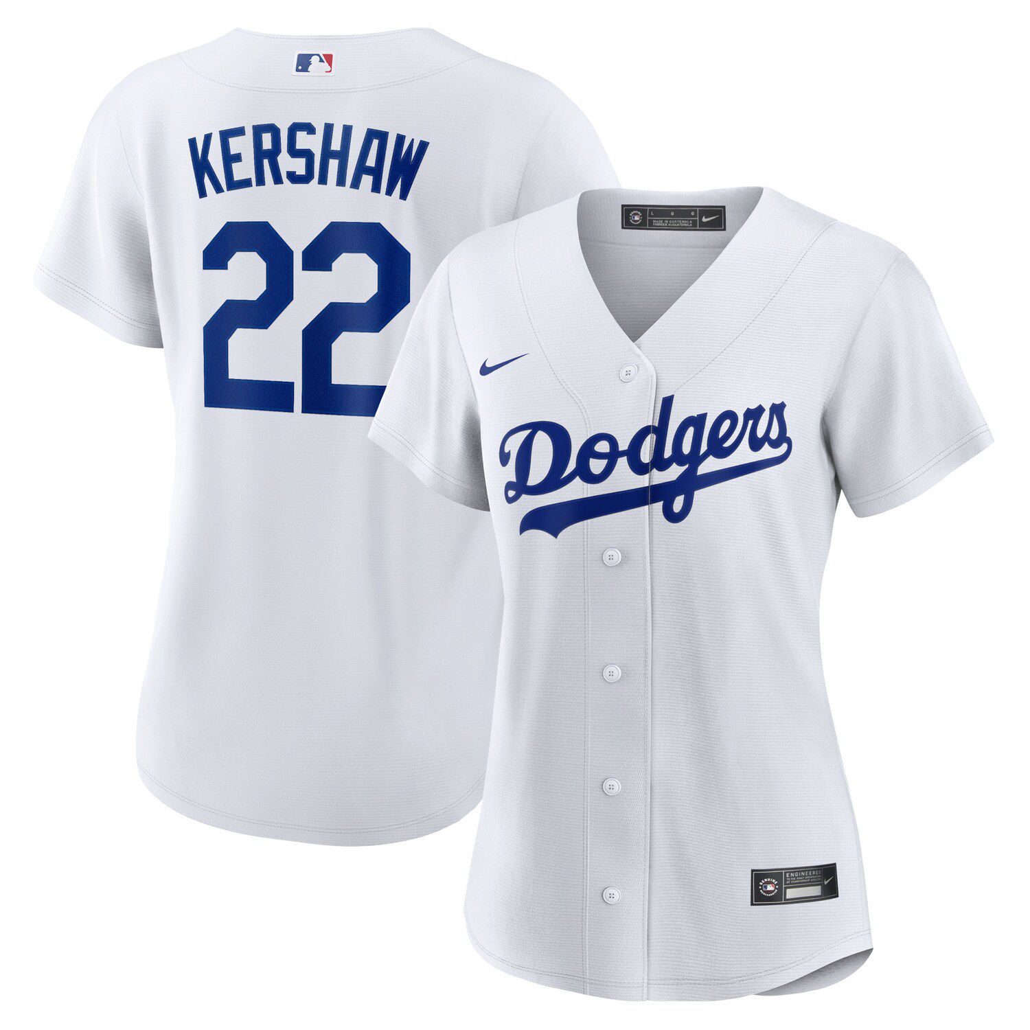 mlb kershaw jersey