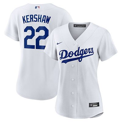 Women s Nike Clayton Kershaw White Los Angeles Dodgers Home Replica Player Jersey