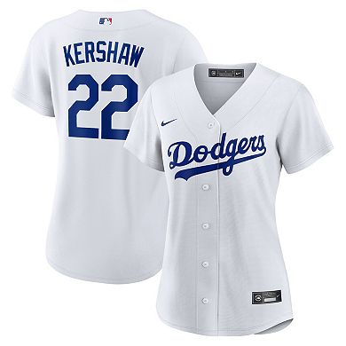 Women's Nike Clayton Kershaw White Los Angeles Dodgers Home Replica Player Jersey