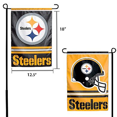 WinCraft Pittsburgh Steelers 12" x 18" Double-Sided Garden Flag