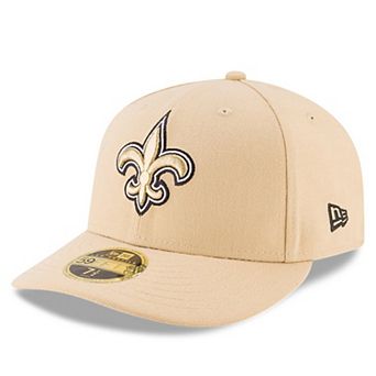 Men's New Era Gold New Orleans Saints Omaha Low Profile 59FIFTY Structured Hat