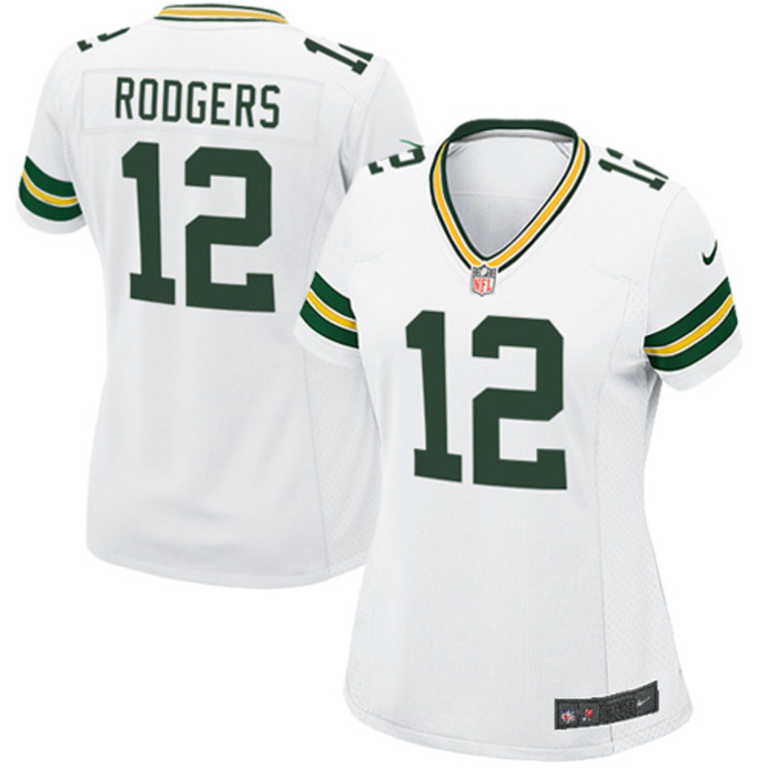 aaron rodgers white jersey