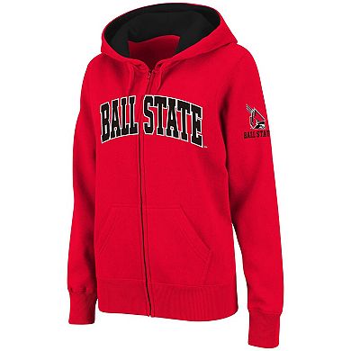 Women's Stadium Athletic Cardinal Ball State Cardinals Arched Name Full ...